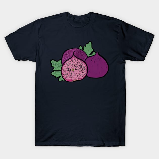 Fall season, fresh juicy figs T-Shirt by ellen